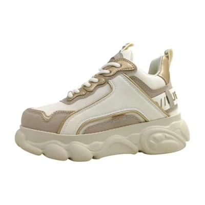 Abbildung von Buffalo CLD CHAI Sneaker low, Damen, Größe: 39, Cream/gold Schuhe
