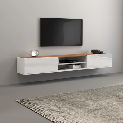 Abbildung von INOSIGN Lowboard &quot;Garda,Lowboard,TV Kommode,TV Möbel,TV Bank&quot;, mit 2 Klappen, 1 Einlegeboden, Breite 210 cm