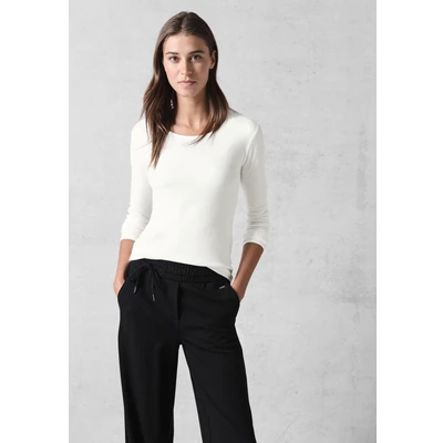 Abbildung von Cecil Langarmshirt, Damen, Größe: Large, Weiß