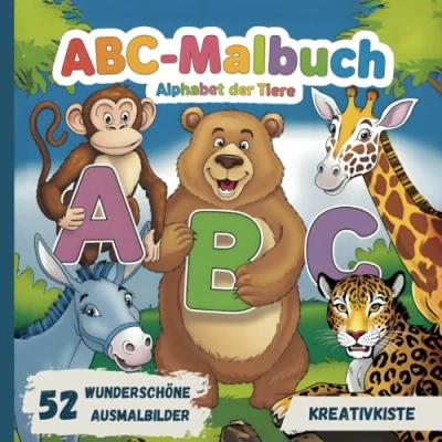 Abbildung von ABC Malbuch: Das Alphabet der Tiere Spaß am Ausmalen und Lernen für kleine Künstler!