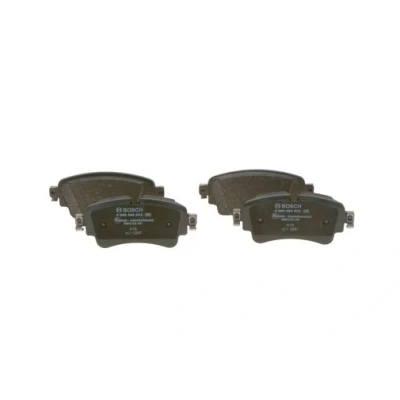 Abbildung von BOSCH 0 986 494 833 Bremsbelagsatz Low Metallic mit Anti Quietsch Blech AUDI: Q7, A5 B9 Coupe, A7 Sportback, VOLKSWAGEN: Touareg III kfzteile,