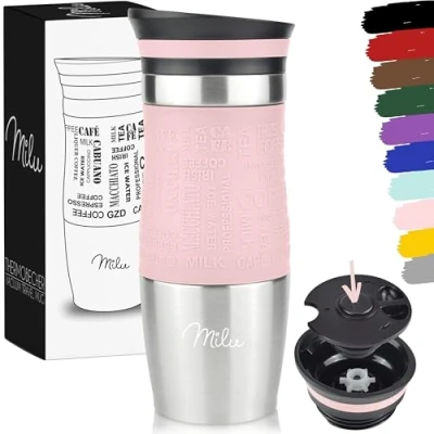 Abbildung von Milu Isolierbecher 370 ml rosa
