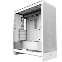 Abbildung von NZXT H7 Flow Mid Tower ATX Airflow Gehäuse Bis zu 3 x 120 mm Lüfter im Boden zur direkten GPU Kühlung Frontlüfter 420 Kühler Trägerplatte vorn Kabelmanagement Weiß