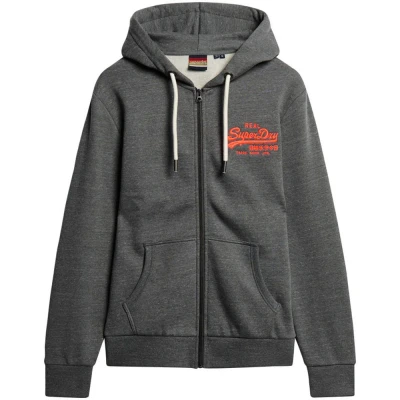 Abbildung von Superdry Graphic Sweatjacke, Herren, Größe: Small, Grau