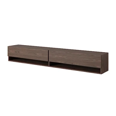 Abbildung von Selsey TV Schrank Board Sideboard Fernsehtisch Fernsehschrank 200 cm Hängend Walnuss Mirrgo
