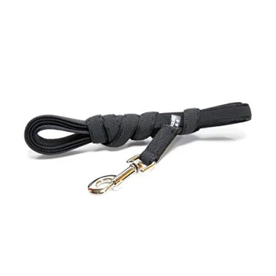 Abbildung von Julius K9 Hundeleine Leine Super Grip mit Handschlaufe schwarz/grau