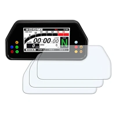 Abbildung von Speedo Angels Displayschutzfolie Tachoschutzfolie Screen Protector kompatibel mit YAMAHA MT 10SP / FZ Packung 3 Stück Anti Glare