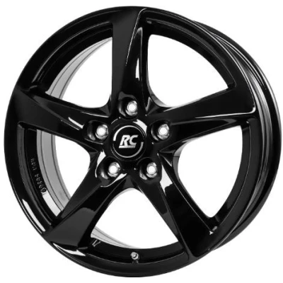Abbildung von RC Design 5 loch 15Zoll 114mm Alufelge RC30 schwarz 0620072939 Felge