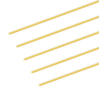 Abbildung von 5PCS 2mm Messingstab, iMeistek 200mm Länge Metall solide runde Messingstab für Griffstifte RC Modelle DIY Crafts