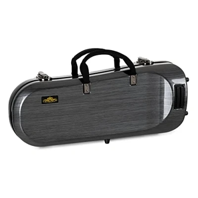 Abbildung von Lechgold Deluxe Koffer für Trompete Stabiles Formetui alle gängigen Bb Trompeten mit Perinet Ventilen Thermopolsterung Instrument und Mundstück Rucksackgarnitur Coole Carbon Optik