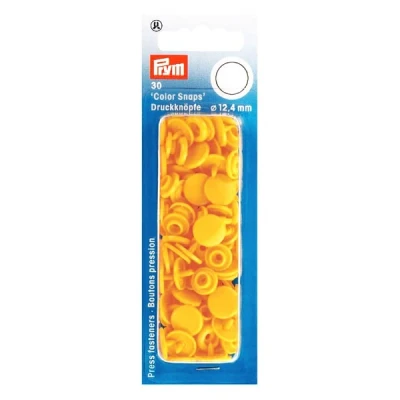 Abbildung von PRYM Druckknöpfe Color Snaps Gelb 12,4 mm