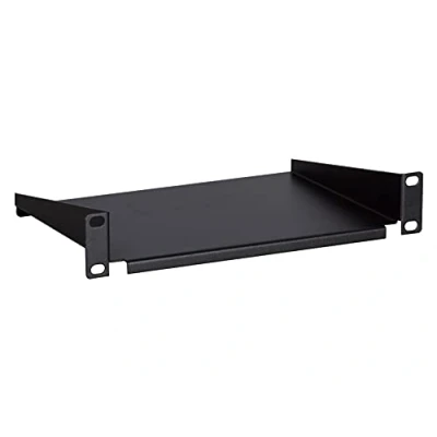 Abbildung von DSIT 10 Zoll Fachboden 1 HE für Serverschränke Schwarz (BxTxH) 250 x 136 44 mm