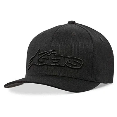 Abbildung von Alpinestars Herren Blaze Flexfit Baseball Kappe, Schwarz Schwarz, Einheitsgröße EU