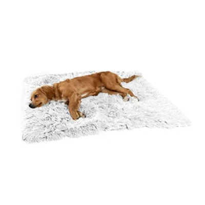 Abbildung von Best Friends by Sheri Shag Beruhigende Kuscheldecke für Haustiere mit Kunstfell Frostgrau S 76 x 102 cm