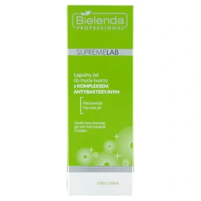 Abbildung von Bielenda Professional Supremelab Sebio Derm sanftes Gesichtsreinigungsgel mit antibakteriellem Komplex 200 g
