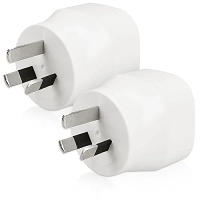 Abbildung von kwmobile Stromadapter, 2x Reiseadapter Australien Typ I Schuko zu