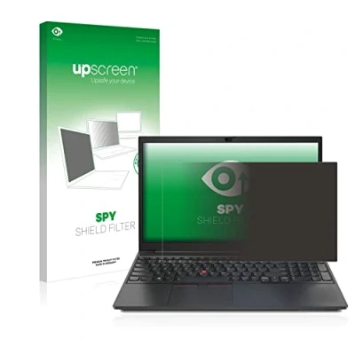 Abbildung von upscreen Blickschutzfilter für Lenovo ThinkPad E15 Privacy Filter Blickschutzfolie Sichtschutz Folie [Blaulichtfilter, Anti Reflex]