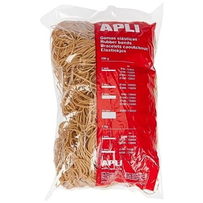 Abbildung von APLI 12865 1800 Stück Gummibänder 100 x 2 mm