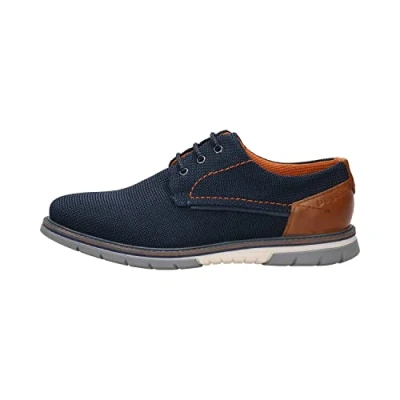 Abbildung von bugatti Sammy Comfort Sportlicher Schnürer, Herren, Größe: 41, Dark blue Schuhe