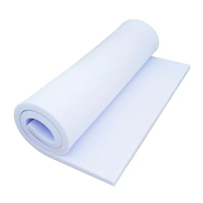 Abbildung von All4All Schaumstoffplatte Schaumstoff Matratze mittelhart T25 Schuamstoffmatratze Topper Schaum Weiß 60x200x10cm