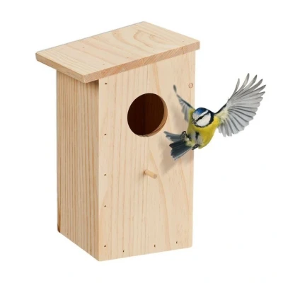 Abbildung von relaxdays Vogelhaus Aufklappbarer Nistkasten
