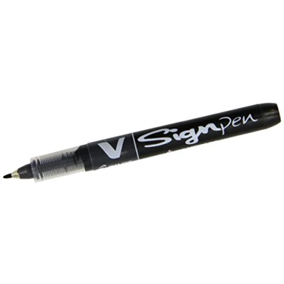 Abbildung von PILOT 134654 Faserschreiber V Sign Pen, schwarz, StrichStärke: 0,6mm