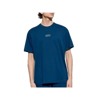 Abbildung von Versace Jeans Couture Tshirt print, Herren, Größe: Medium, Blu
