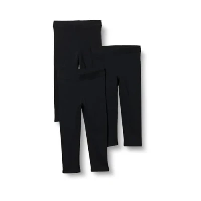 Abbildung von Amazon Essentials Mädchen Leggings, 3er Pack, Schwarz, 3 Jahre