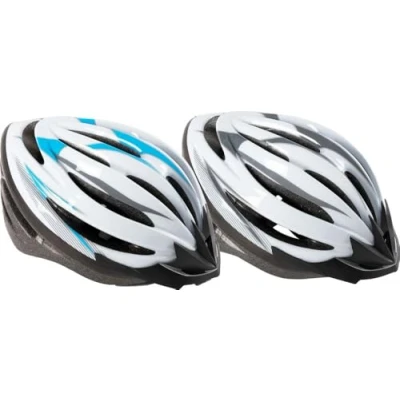 Abbildung von ONBIKE Verstellbarer Fahrradhelm für Erwachsene Aerodynamisch, 24 Belüftungslöcher Waschbare Polsterung Clipverschluss, Grau Blau, Größe L (58 61 cm)