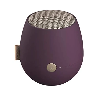 Abbildung von KREAFUNK aJAZZ, Bluetooth Design Speaker, mit Voice Assistant Control und kabelloser Qi Ladetechnologie, plum