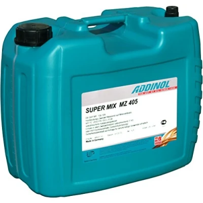 Abbildung von ADDINOL MZ405 SUPER MIX, 2 Takt Motorenöl, rot gefärbt, mineralisch, 20 L Kanister