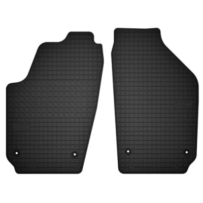 Abbildung von Wielganizator Automatten Set Passend für Volkswagen Polo IV 9N (2001 2009) Gummimatten Autozubehör Auto Fußmatten 2 teilig Schwarz