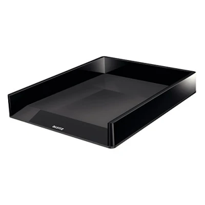 Abbildung von Leitz A4 Briefkorb Duo Colour, Schwarz/Grau, 53610095