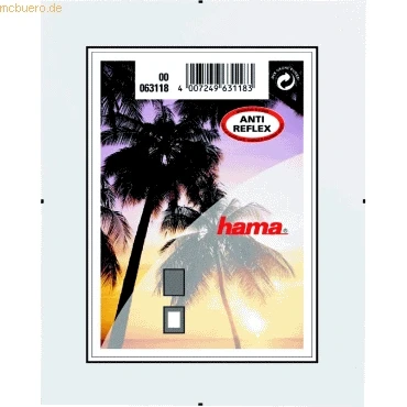 Abbildung von Hama Bildhalter Clip Fix 20x30cm Antireflex