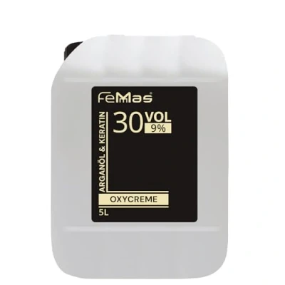 Abbildung von FemMas Oxycreme in 9% 5000 ml I Oxidationsmittel zum Haare färben &amp; Tönen Leichte Anwendung optimaler Halt Entwickler für gleichmäßige Ergebnisse Salon Qualität Hair Color Developer