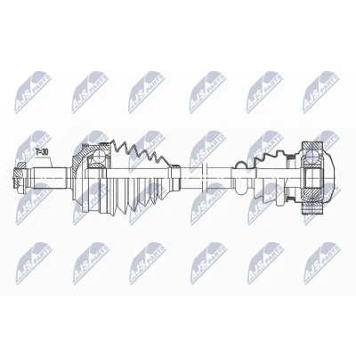 Abbildung von Antriebswelle NTY NPW ME 128