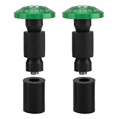 Abbildung von Lenker Stecker, 22mm 7/8 inch Gummi Motorrad End Slider Plug Caps für Racing ATV Offroad(Green)