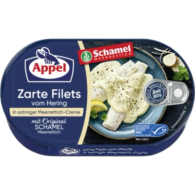 Abbildung von Appel Zarte Filets vom Hering in sahniger Meerrettich Creme