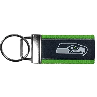 Abbildung von Siskiyou Sports NFL Seattle Seahawks gewebter Schlüsselanhänger, Einheitsgröße, Teamfarben
