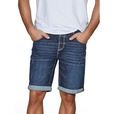 Abbildung von riverso Jeansshorts Herren Shorts RIVTom Regular Fit Bermudashorts mit Stretch