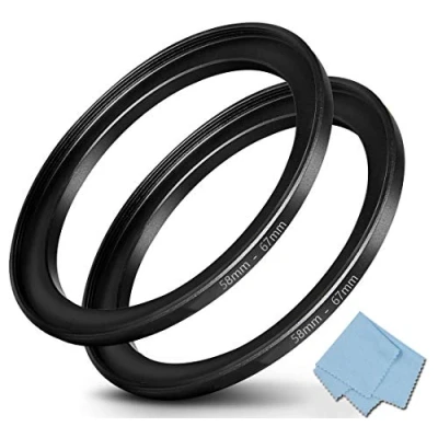 Abbildung von Komet Step Up Ring (58 mm Objektiv auf 67 Filter), 2 Stück