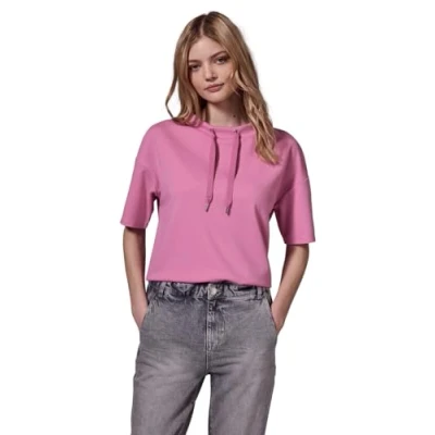 Abbildung von Street One Studio Kuscheliges Tshirt print, Damen, Größe: 38, Pink
