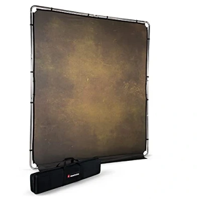 Abbildung von Lastolite by Manfrotto EzyFrame Vintage Hintergrund, 2 x 2,3 m, Oliv