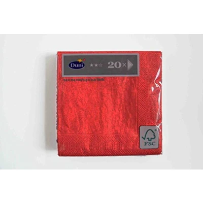 Abbildung von Duni Servietten 24 x 24cm brilliant red