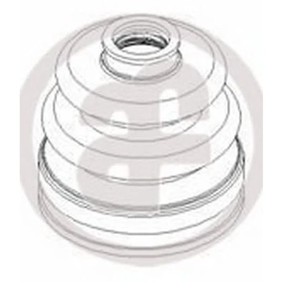 Abbildung von AUTOFREN SEINSA D8429 Achsmanschette 69 radseitig NISSAN: X Trail, Qashqai / Qashqai+2 I, 2