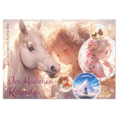 Abbildung von Der Mädchen Kalender (Wandkalender 2025 DIN A3 quer), CALVENDO Monatskalender