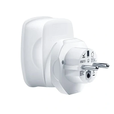 Abbildung von Reiseadapter Universal Stromadapter Stecker Internationale Steckdosenadapter Reisestecker mit 3 USB Port und 1 Typ C Anschluss für Europa UK US Schweiz White