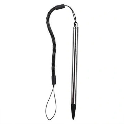Abbildung von Diyeeni Touch Pen mit Federseil, Screen Painting Stift Resistive Stylus Kompatibel Allen resistiven Touchscreen Geräten(Silber )