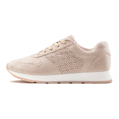 Abbildung von LASCANA Sneaker mit filigranen Cut Outs, Schnürhalbschuh, Freizeitschuh VEGAN