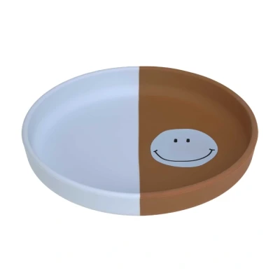 Abbildung von LÄSSIG Baby Silikon Kinderteller/Silicone Plate Happy Rascals Smile